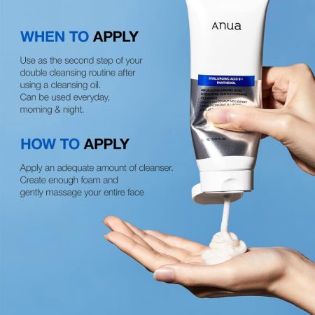 شوینده فومی هیالورونیک+پانتنول آنوا