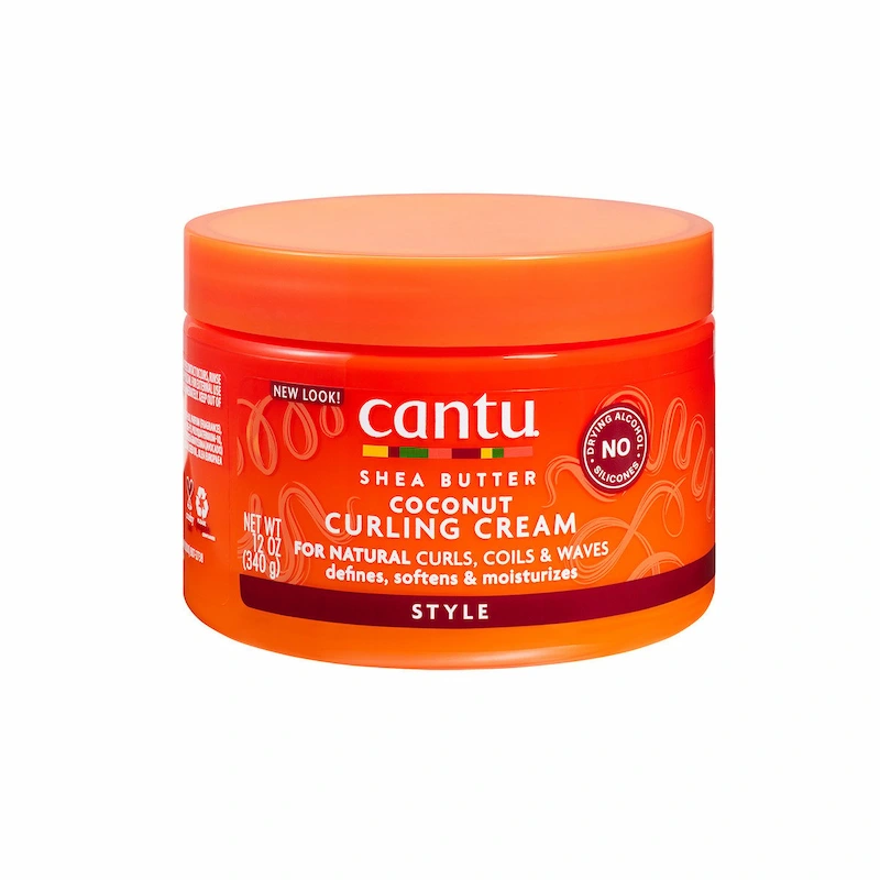 کرم حالت‌دهنده موهای فر با شی‌باتر و روغن نارگیل کنتو Cantu Shea Butter Coconut Curling Cream