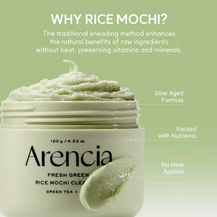 شوینده موچی سبز و برنج  آرنسیا Fresh Green Rice Mochi Cleanser