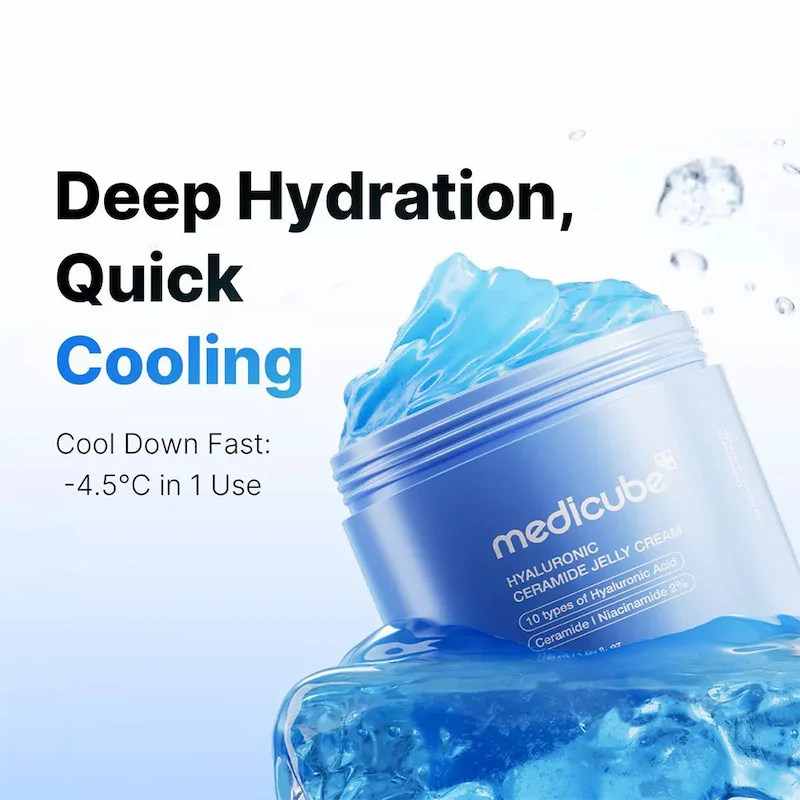 ژل کرم هیالورونیک اسید و سراماید مدی کیوب