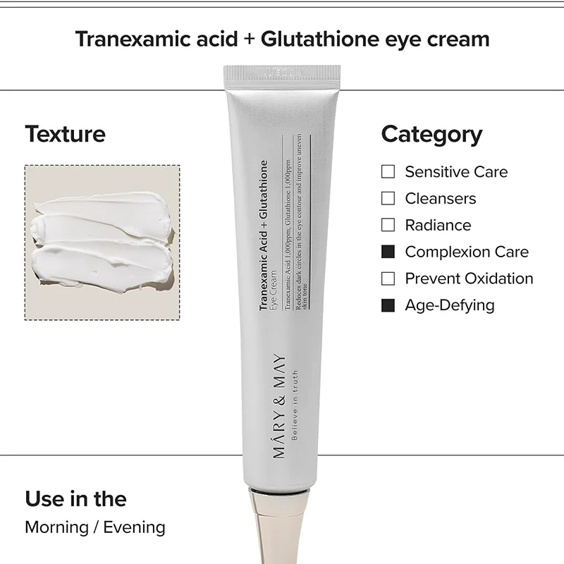 دور چشم گلوتاتیون و ترانگزامیک اسید مری اند می