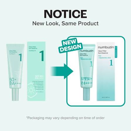  ضد آفتاب  اسنس شماره 1 نامبوزین Numbuzin مدل clear filter