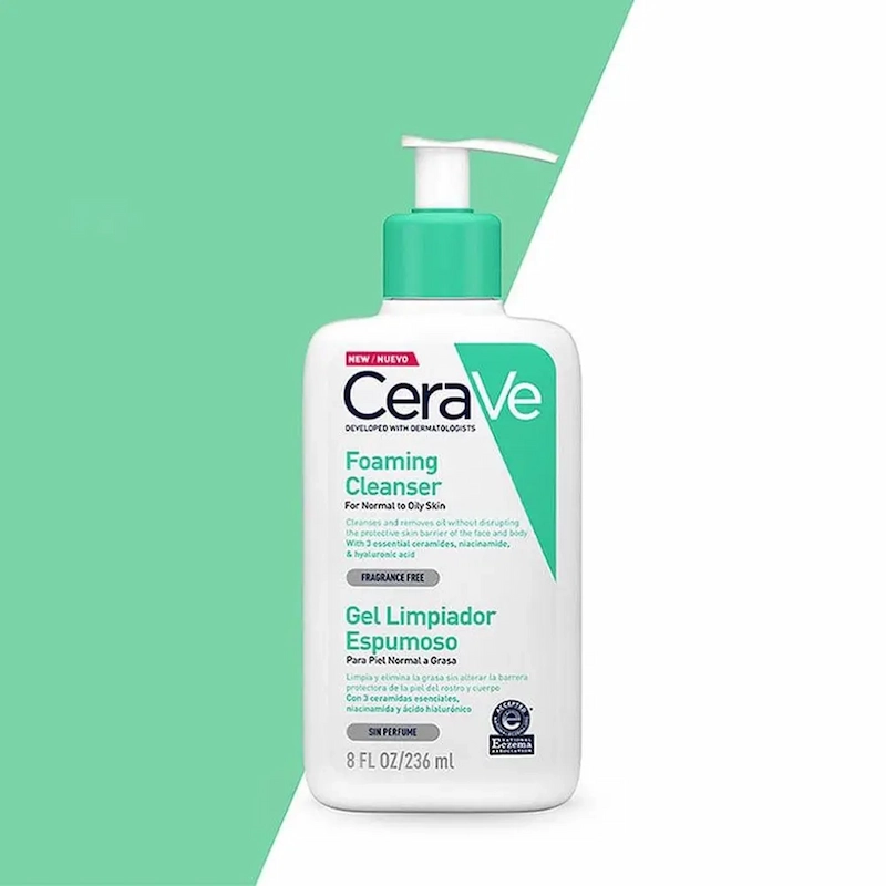 فوم شست و شوی صورت سراوی CeraVe مناسب برای پوست نرمال تا چرب