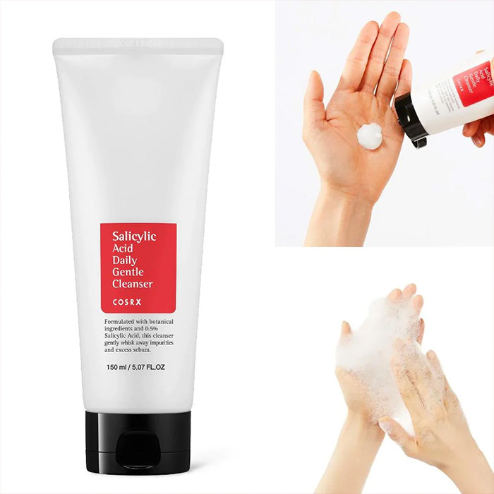 شوینده صورت ضد جوش حاوی سالیسیلیک اسید دیلی جنتل کوزارکس 